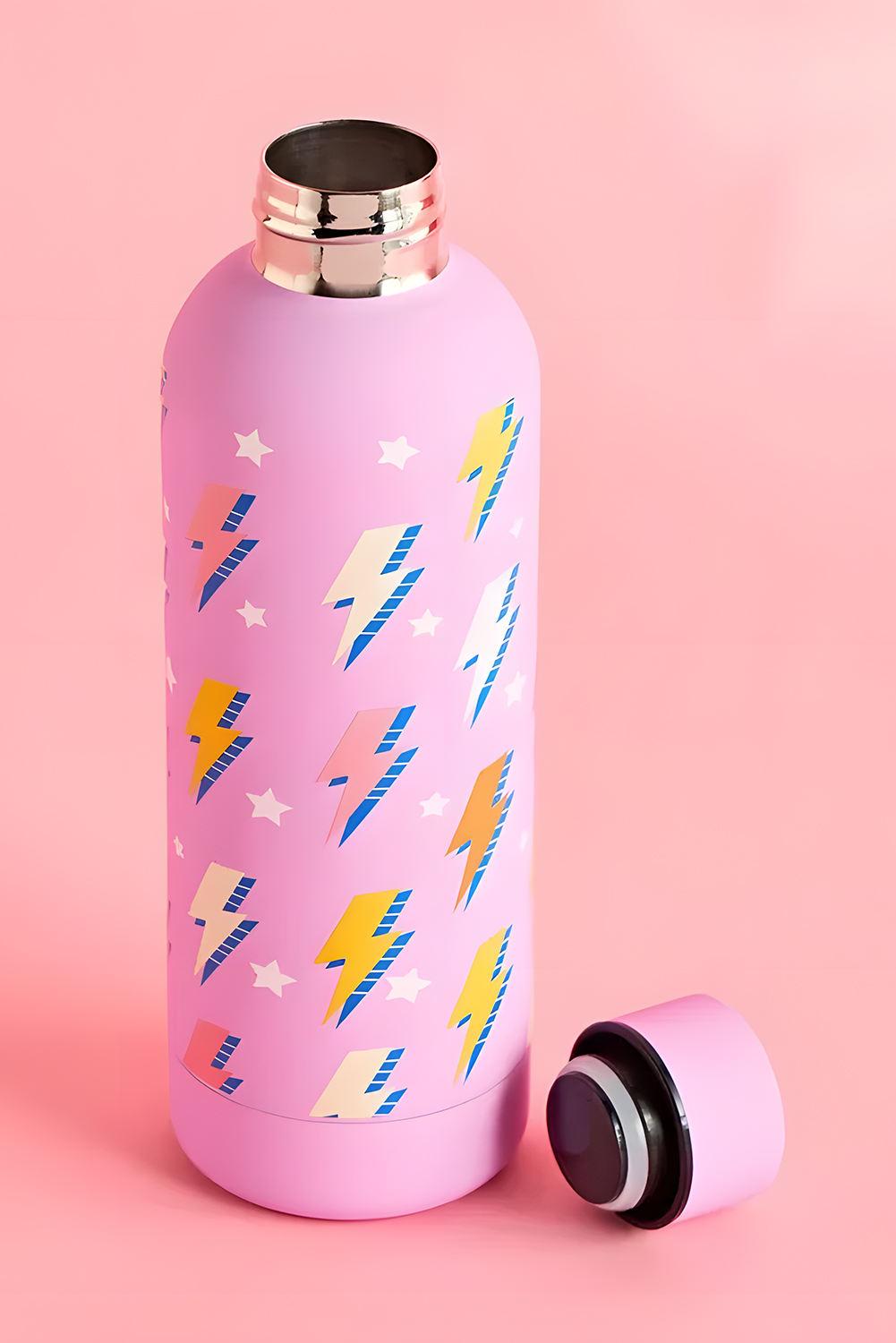Sachet Pink 500ml Fashion Printed Double Wall Vacuum Water Bottle
