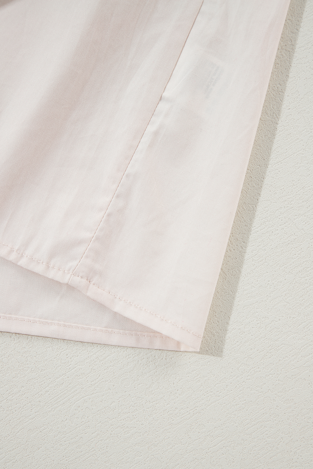 Pale Khaki Sweatshirt Poplin Mini Dress