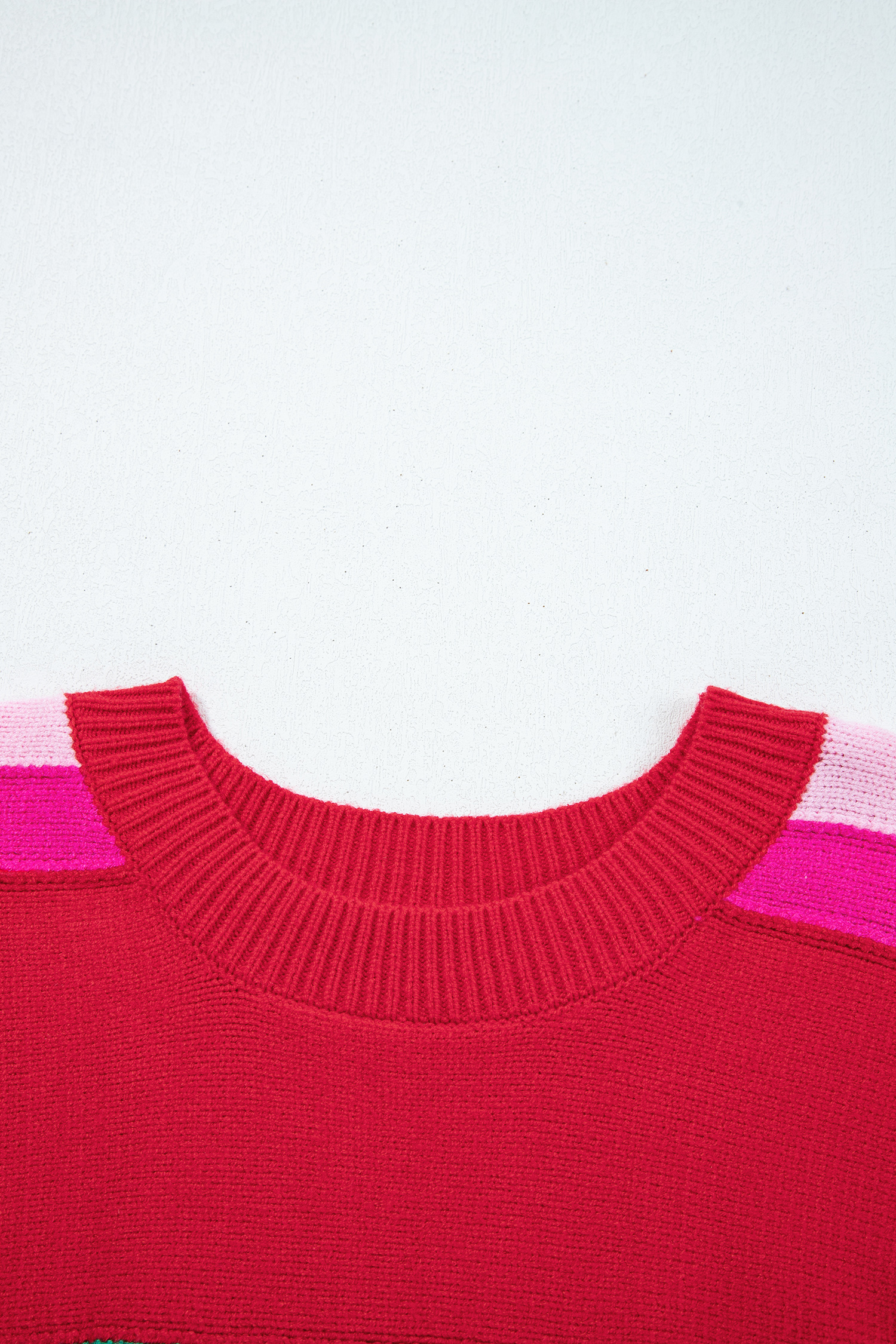 Fiery Red Christmas Holly Festive Holiday Sweater