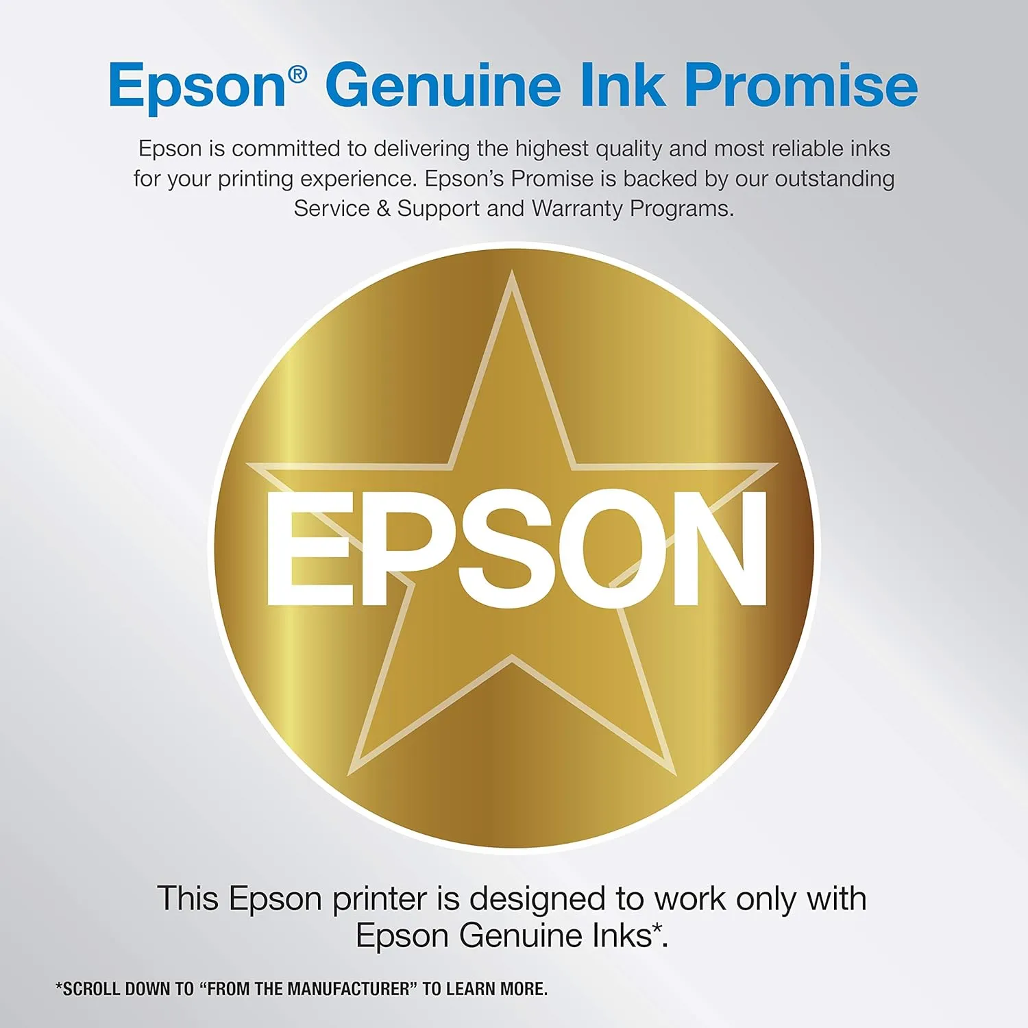 Epson EcoTank ET-4800 Wireless All-in-One Inkjet Printer, White – Cartridge-Free, Scanner, Copier, Fax, ADF, Ethernet, Home Office