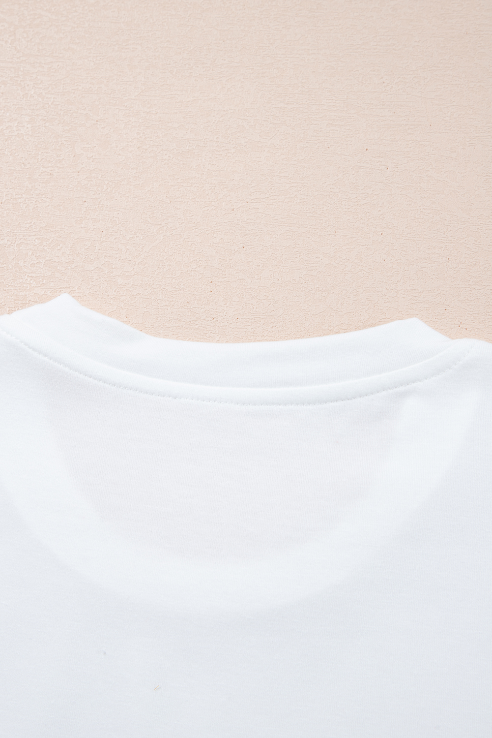 White Believe Christmas Father Graphic Crewneck T Shirt