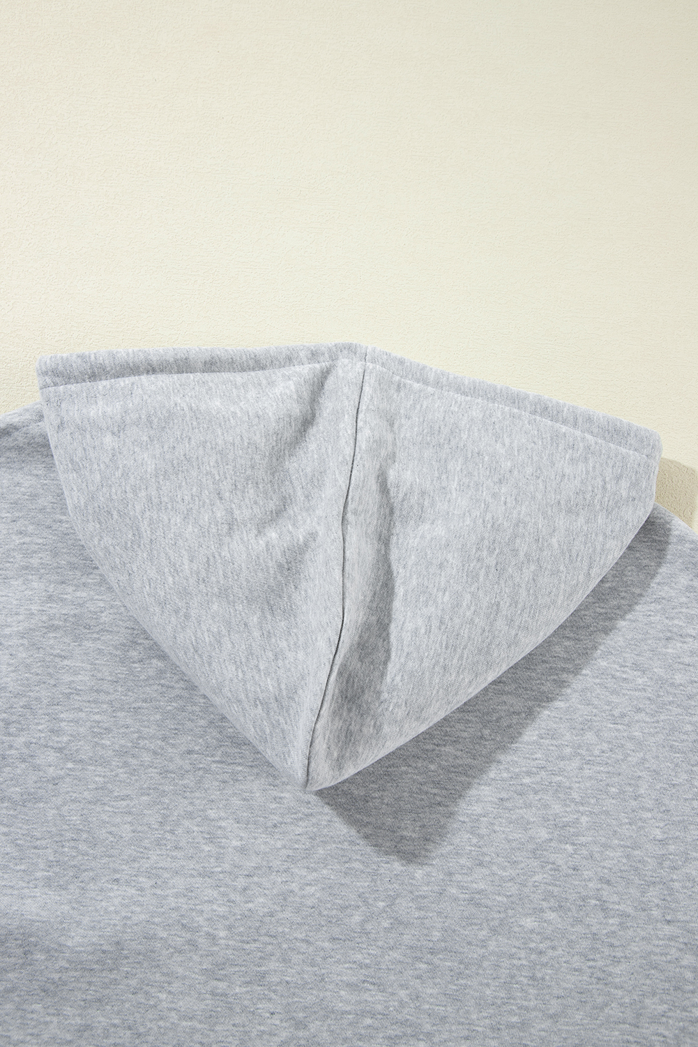 Valerian Fleece Lined Kangaroo Pocket Drawstring Chunky Hoodie