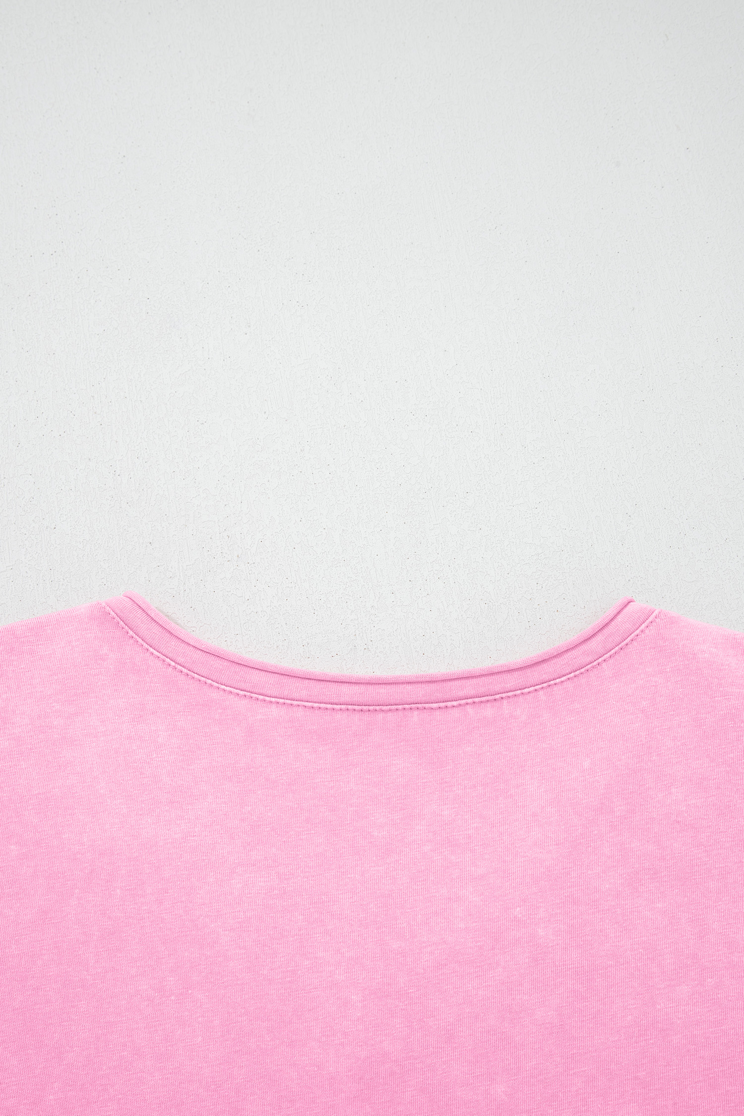 Sachet Pink Cotton Mineral Wash T Shirt