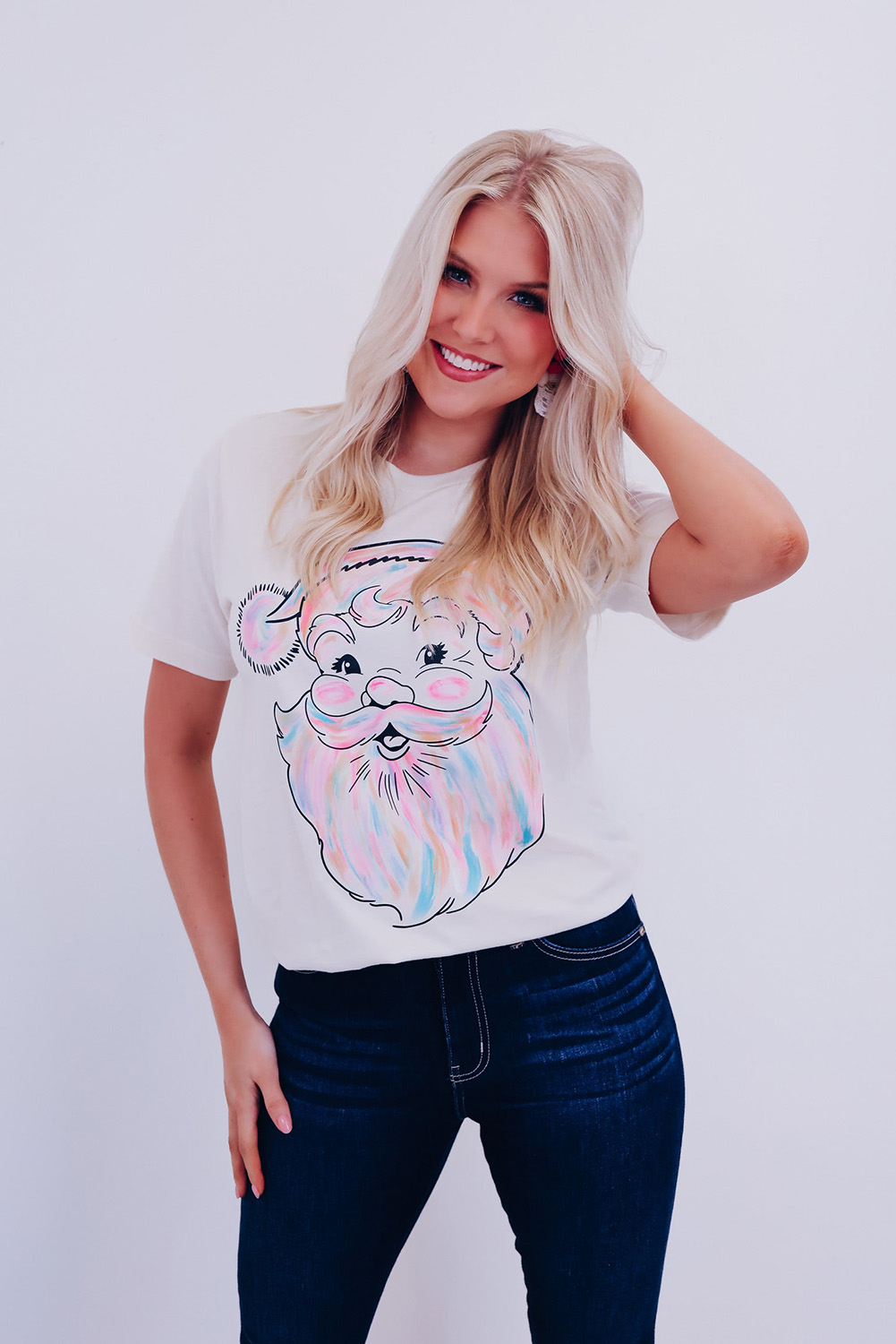 White Harvest Pumpkin Graphic Thanksgiving Tee