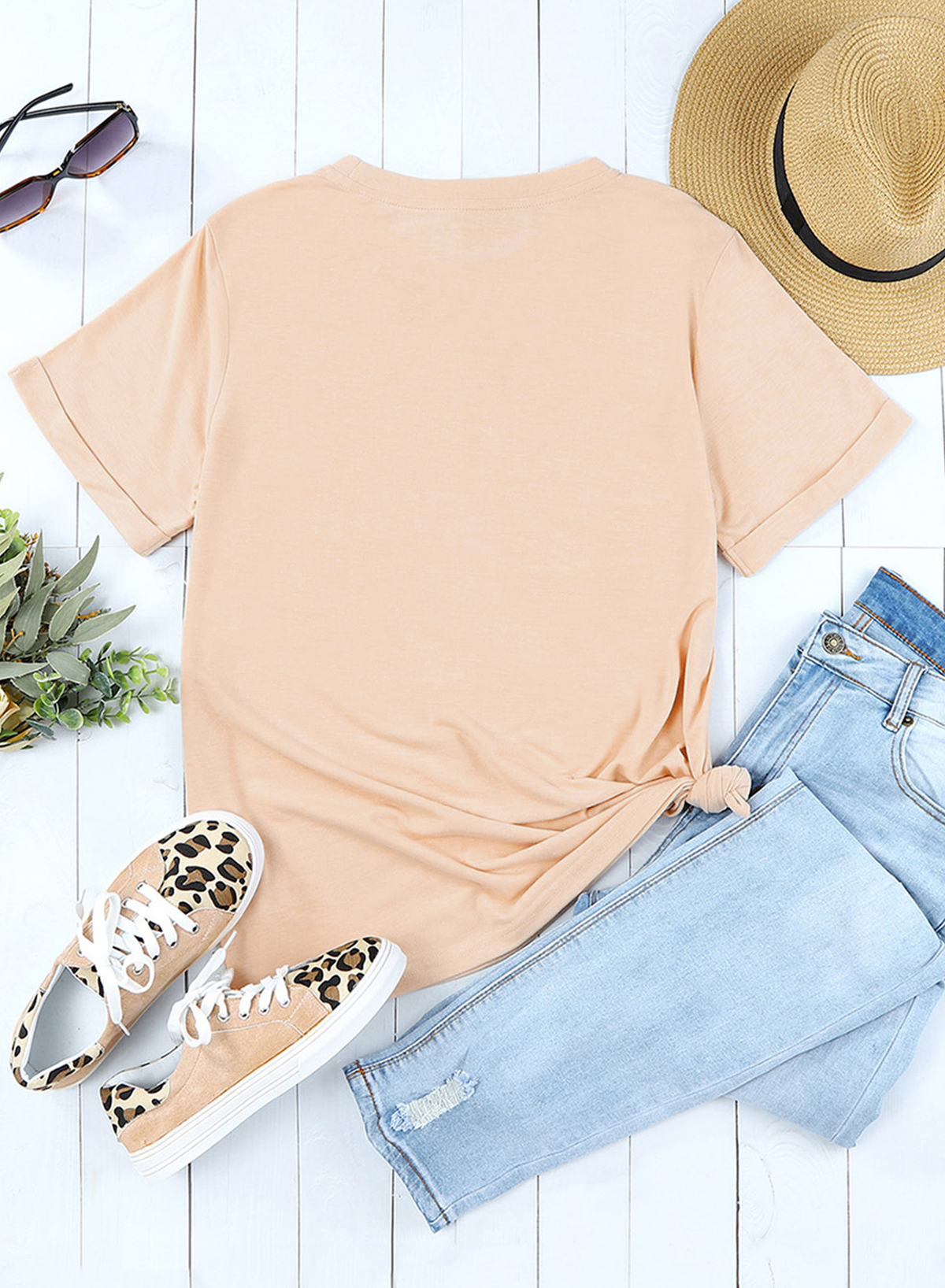 White Just A Girl Who Loves Fall Graphic T Shirt