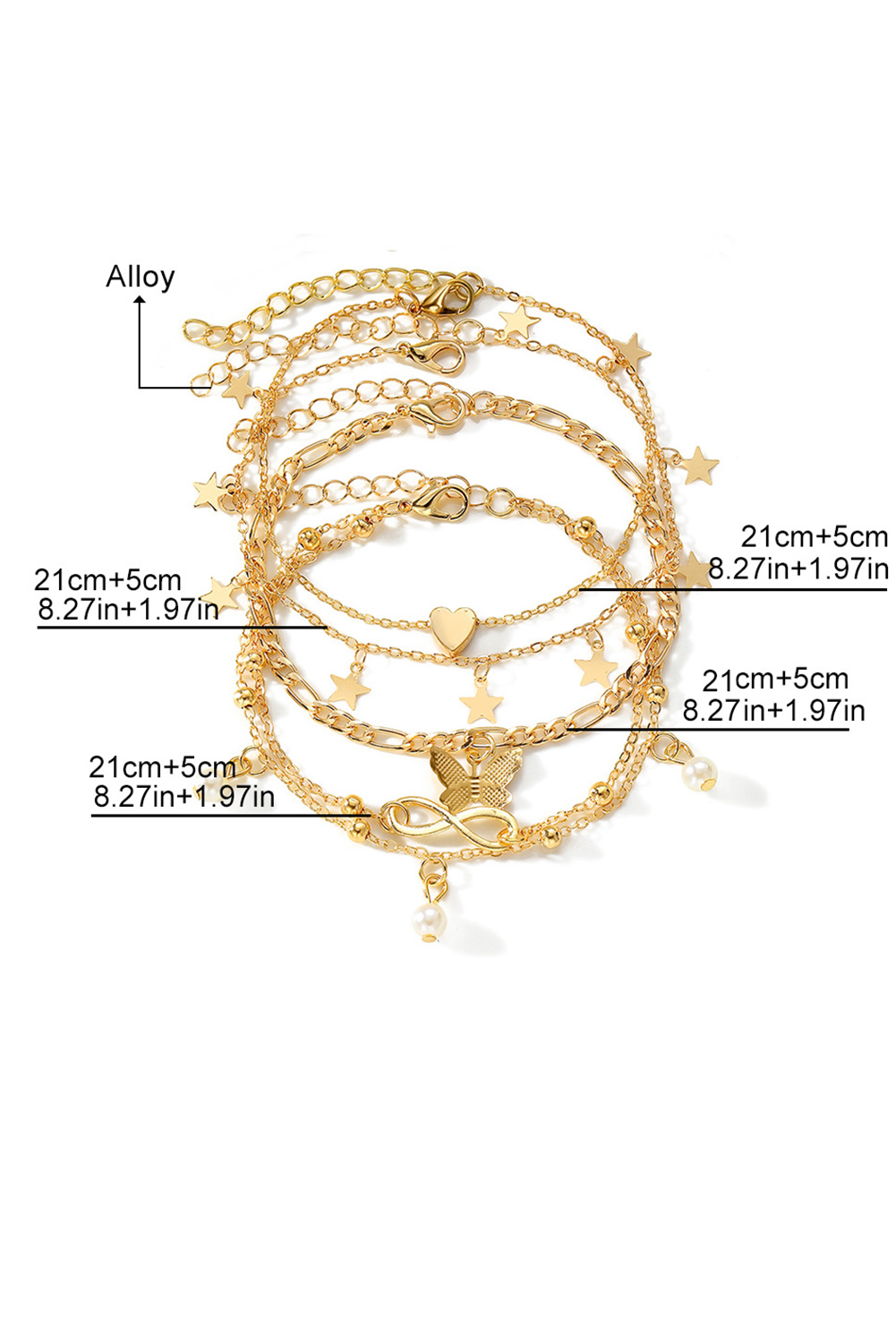 Gold Elegant Bow Design Plated Studded Earrings