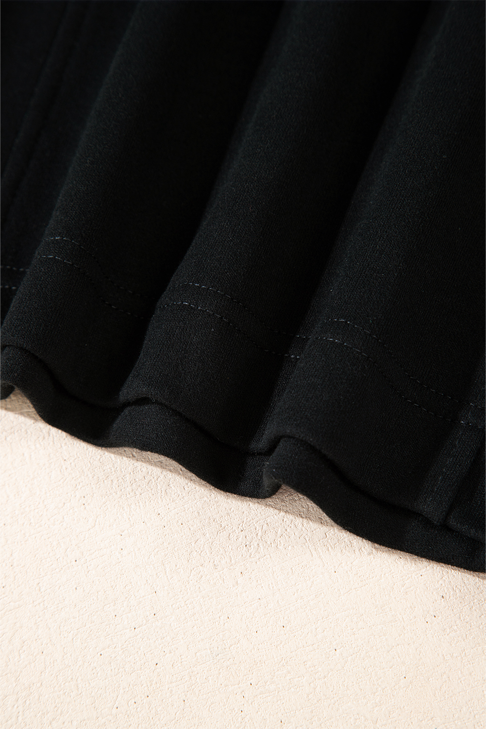 Fushia Zipped Neck Pullover Drop Shoulder Sweatshirt