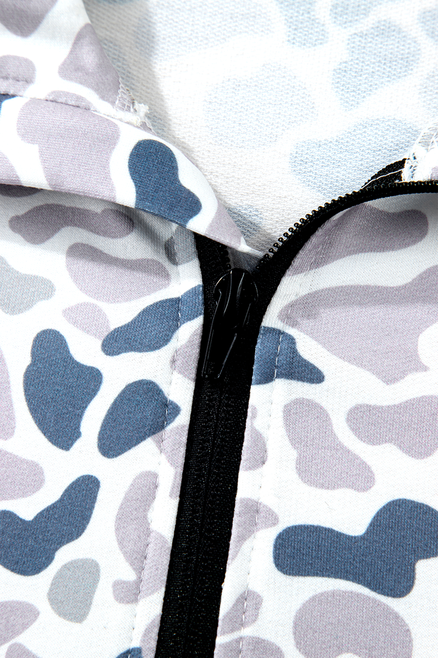 Beige Camo Print Wide Leg Casual Pants