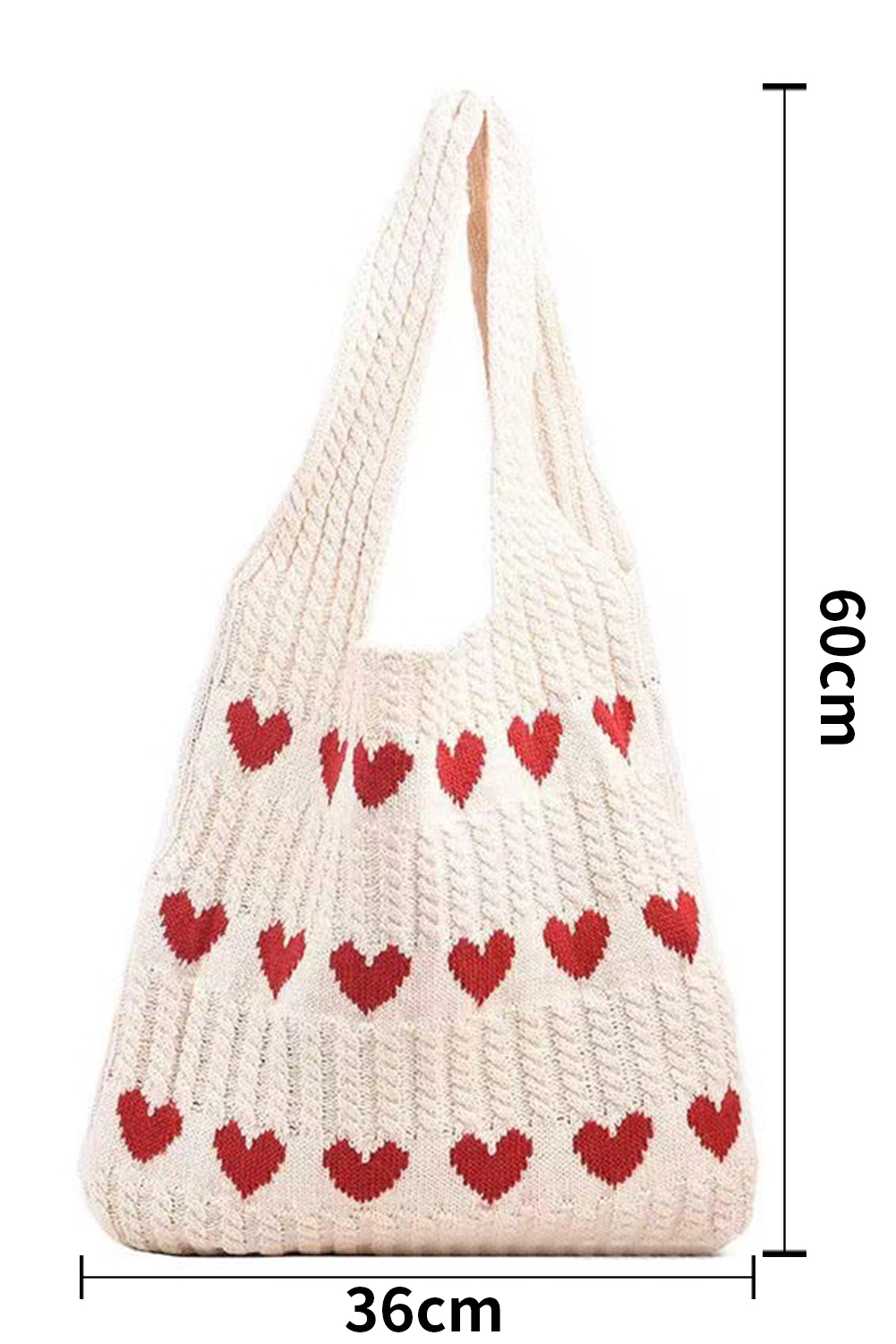 Mustard Flower Knitted Large Single Shoulder Bag