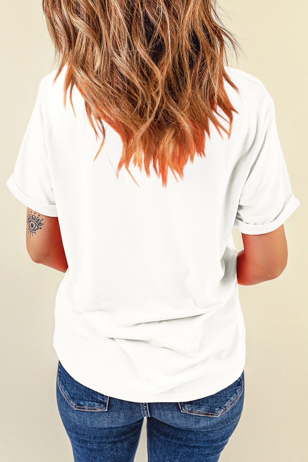 White Cowboy RODEO Graphic Western T Shirt