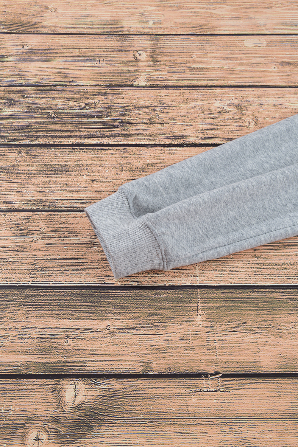 Navy Blue Plain Drop Shoulder Crewneck Pullover Sweatshirt