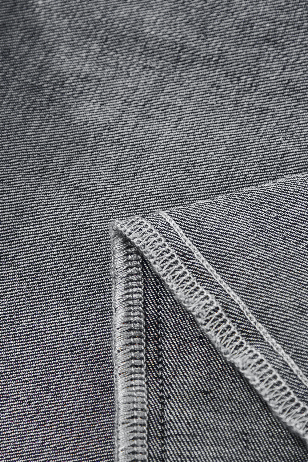 Black Plain Seam Detail Flared Bottom Ankle Length Jeans
