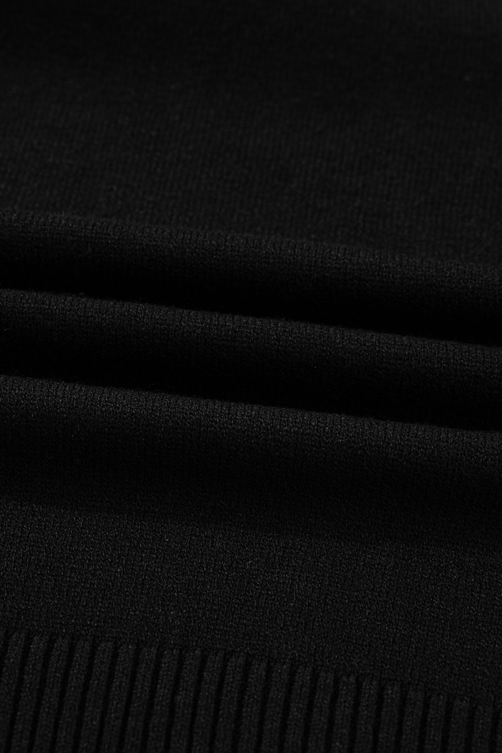Black Contrast Trim Big Bow Accent Holiday Cropped Sweater