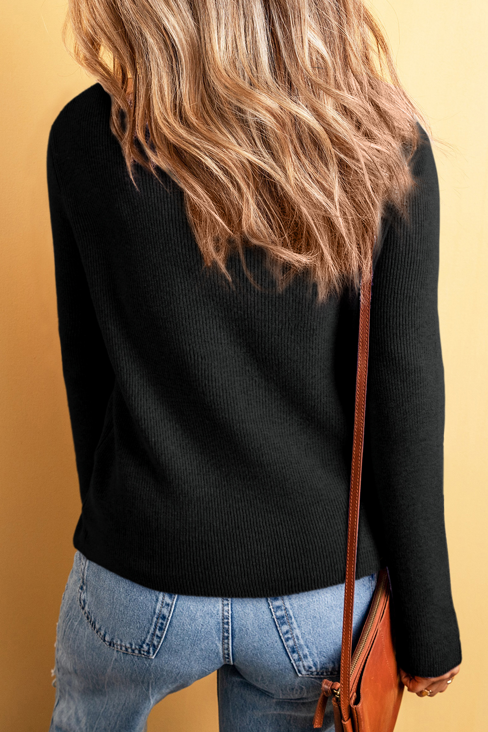 Moss Green Lightweight Ribbed Knit Button Front V Neck Cardigan