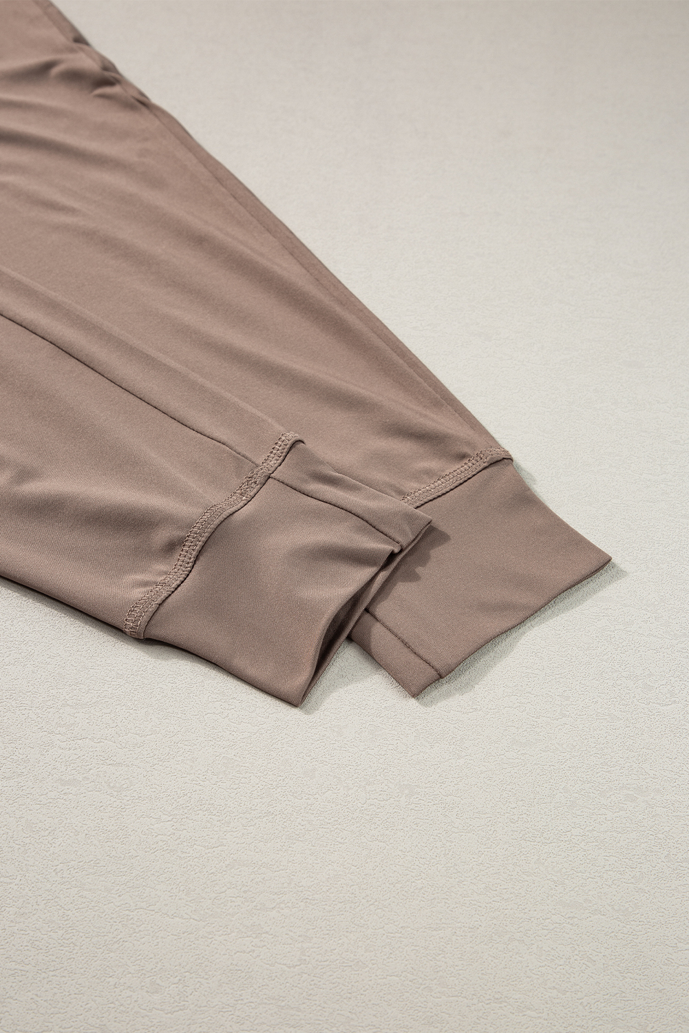 Black Drawstring Elastic Waistband Pocketed Joggers