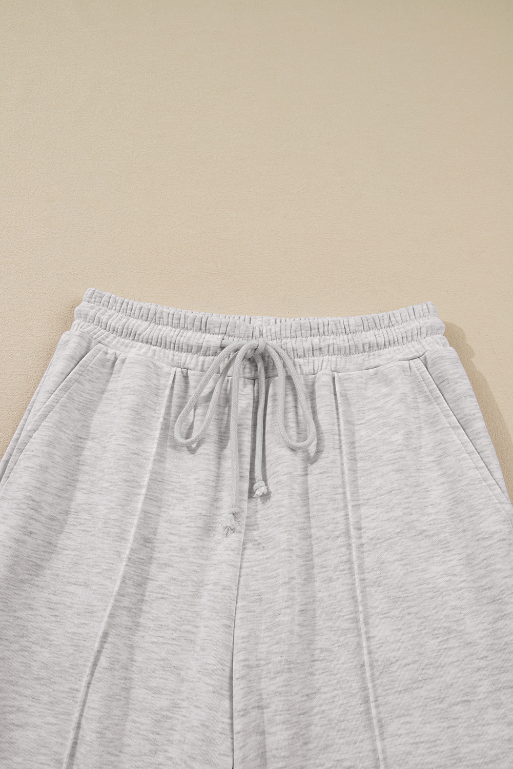 Light Grey Polo Tee Casual Pant Set