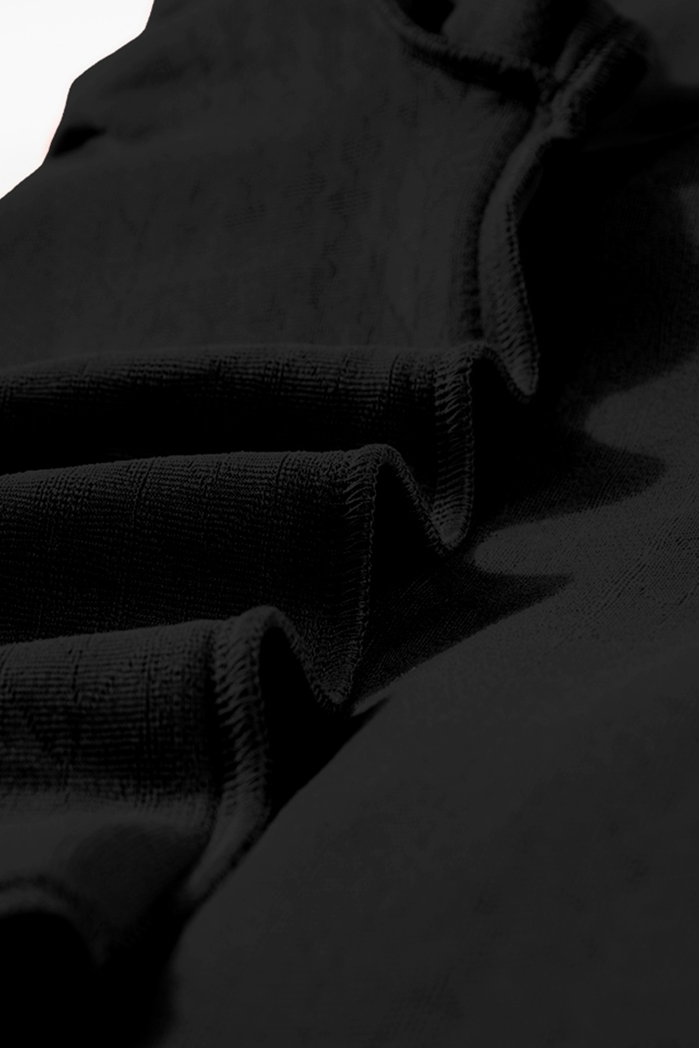 Sepia Rose Cable Texture Puff Sleeve Loose Shacket