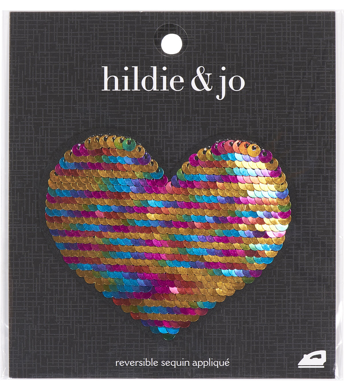 3 Reversible Sequin Heart Patch by hildie & jo