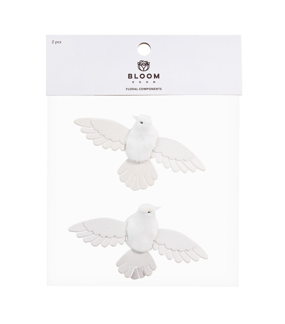 2 White Birds 2pk by Bloom Room