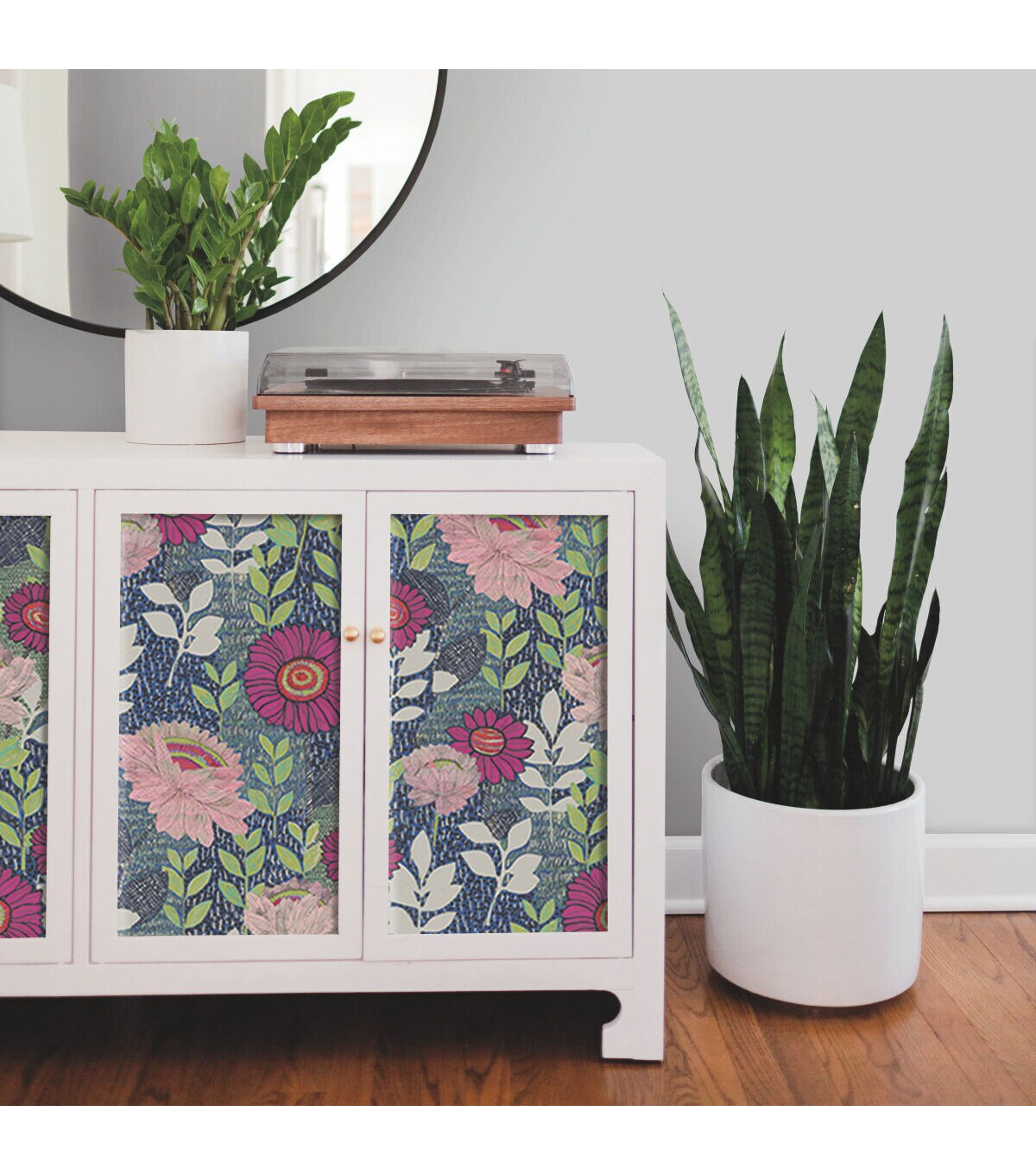 Tamara Day Botanical Blue Peel & Stick Wallpaper By Roommates