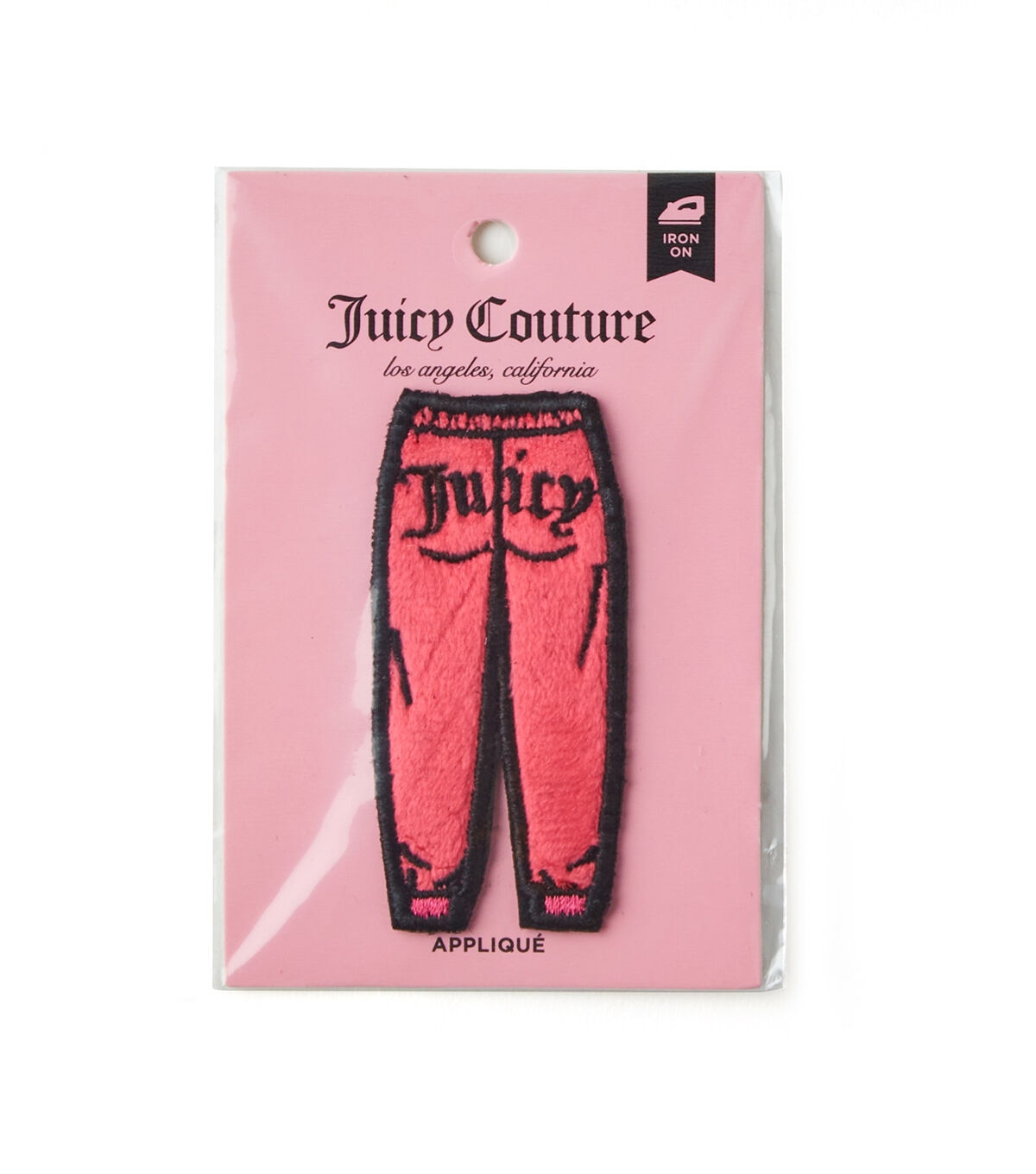 Juicy Couture 3 Velour Pants Iron On Patch