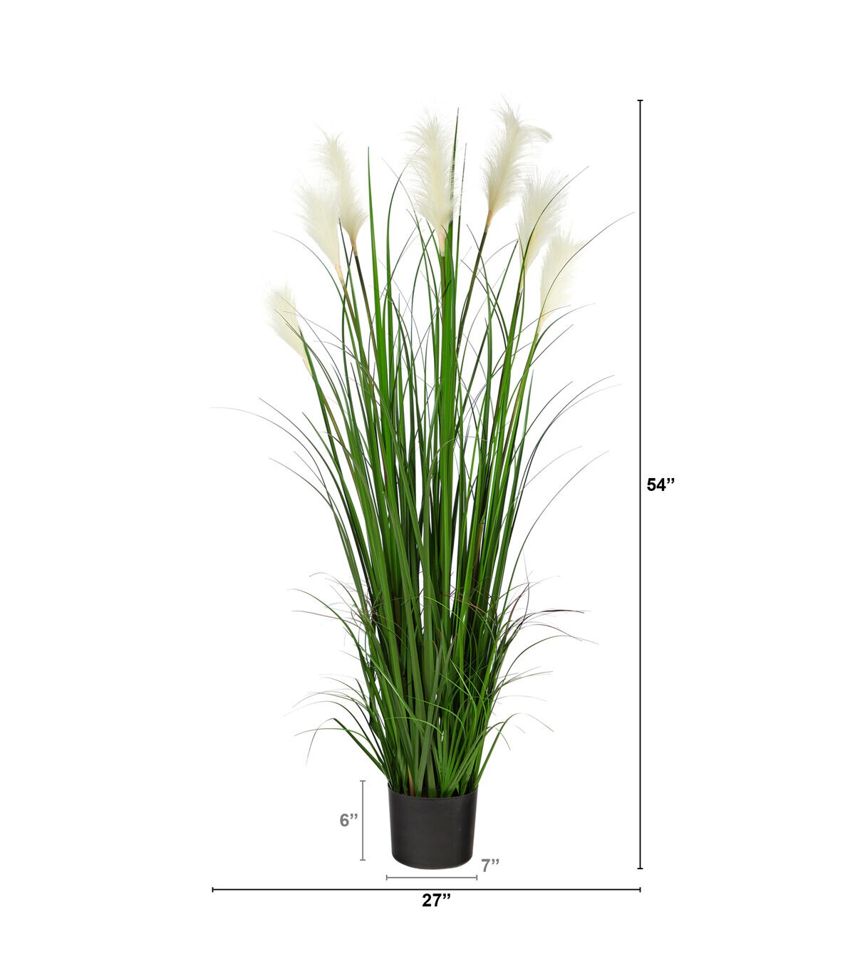 Nearly Natural 4.5ft. Plume Grass Artificial Plant