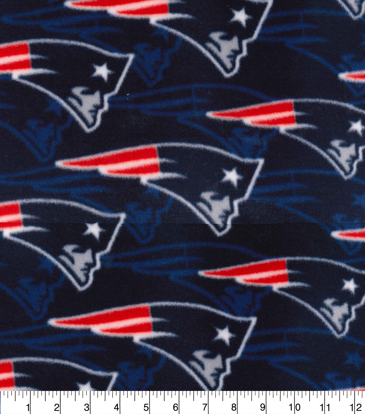 Fabric Traditions New England Patriots NFL Logo Fleece Fabric
