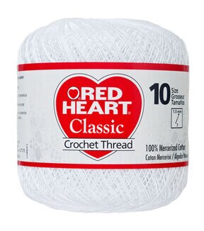 Red Heart Size 10 Classic Cotton Crochet Thread