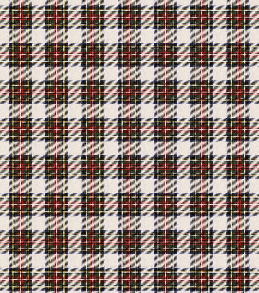 Tan Tartan Plaid Super Snuggle Flannel Fabric