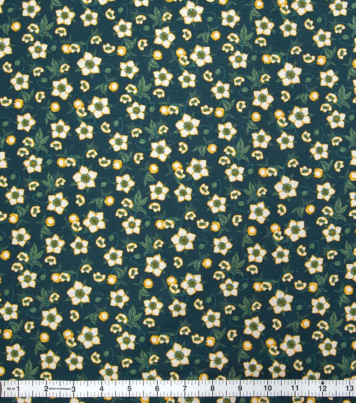 Floral Fabric Super Snuggle Flannel Fabric