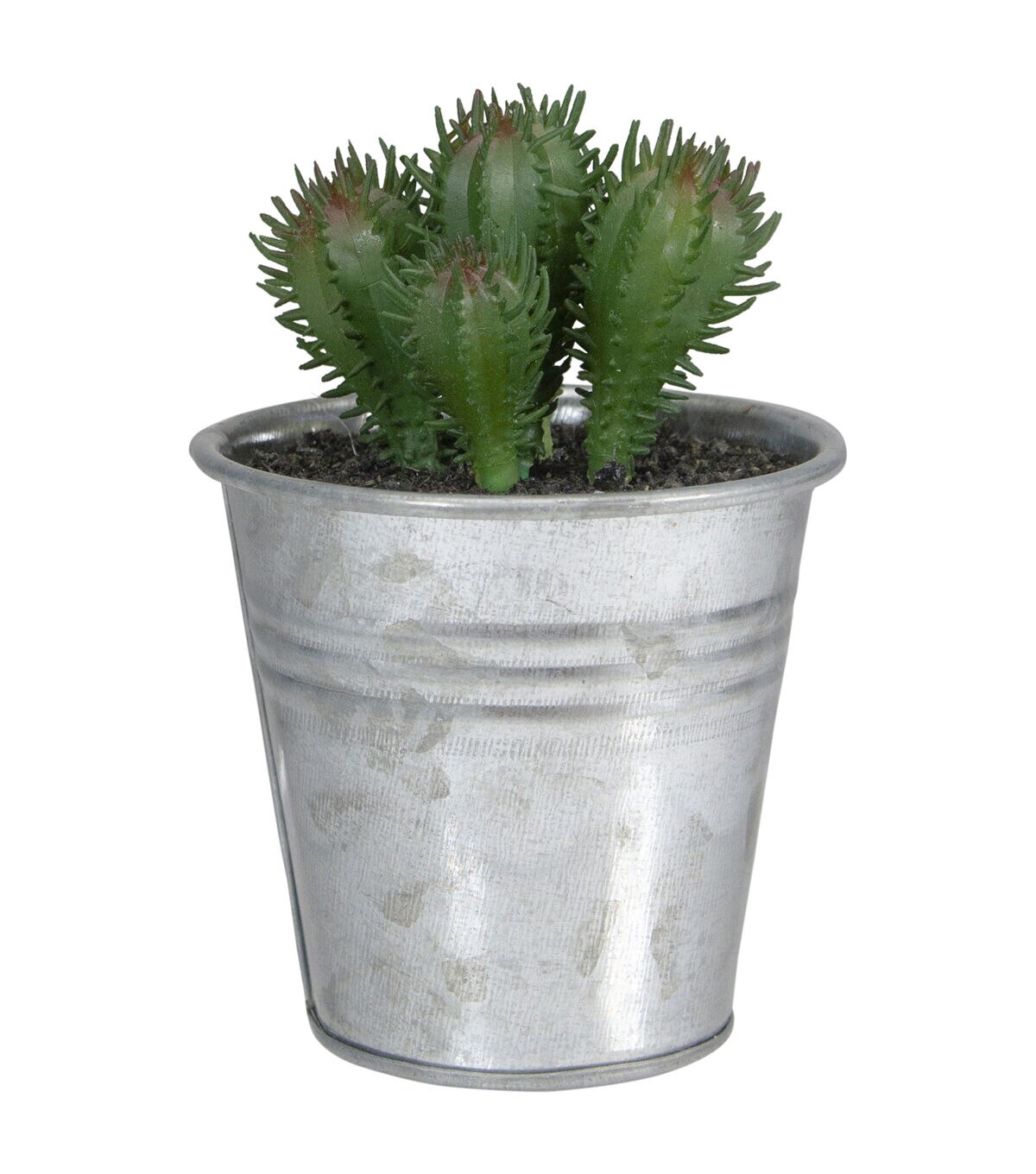 Northlight 3.5 Tropical Mini Artificial Cactus in Tin Pot