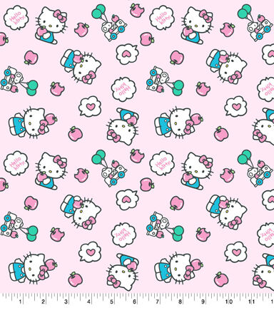 Hello Kitty Sweet Apple Pack Cotton Fabric