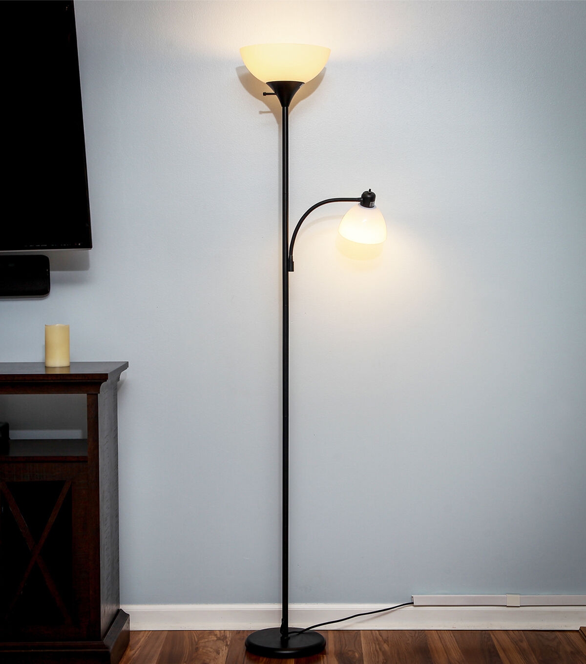 Brightech Sky Dome Plus LED Floor Lamp - Black