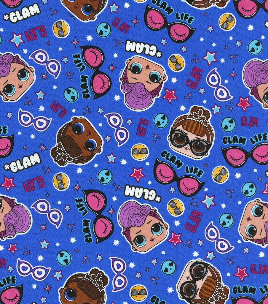 Robert Kaufman LOL Dolls Glam Life Cotton Fabric
