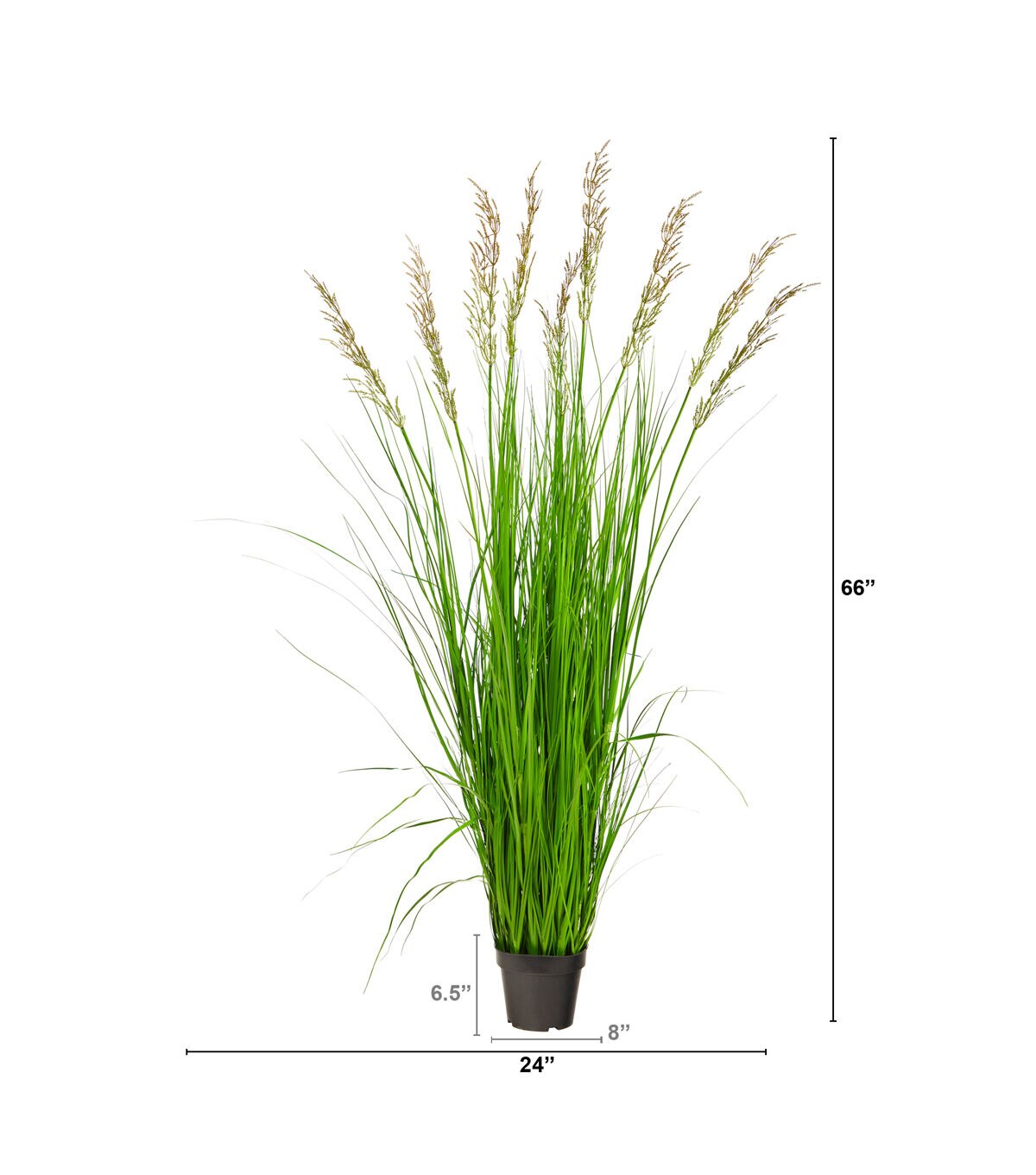 Nearly Natural 5.5ft. Plume Grass Artificial Plant