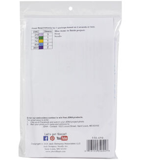 Jack Dempsey 35 Lavender Stamped Perle Edge Table Topper