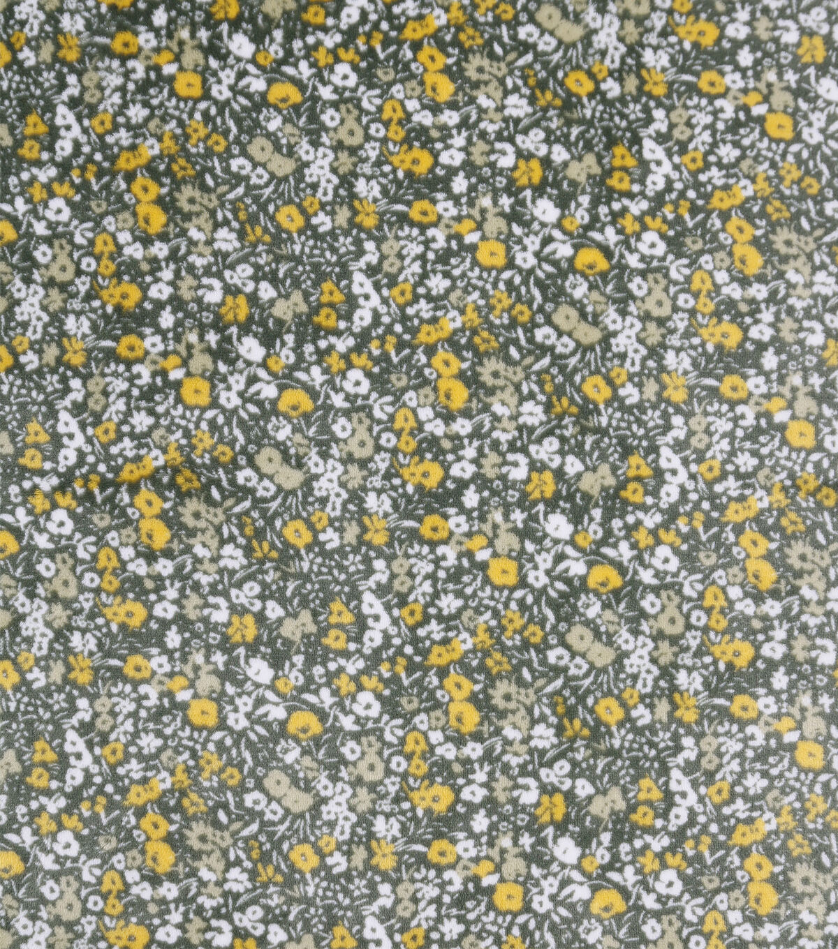 Packed Floral Sew Lush Fleece Fabric