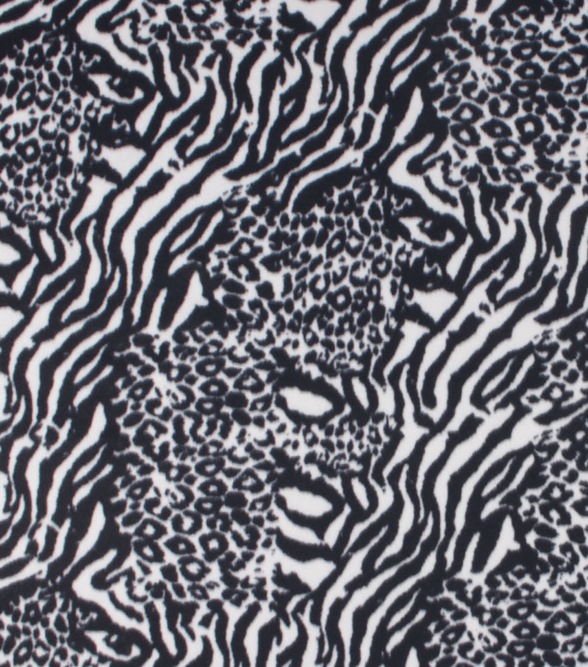 Multi Animal Blizzard Fleece Fabric