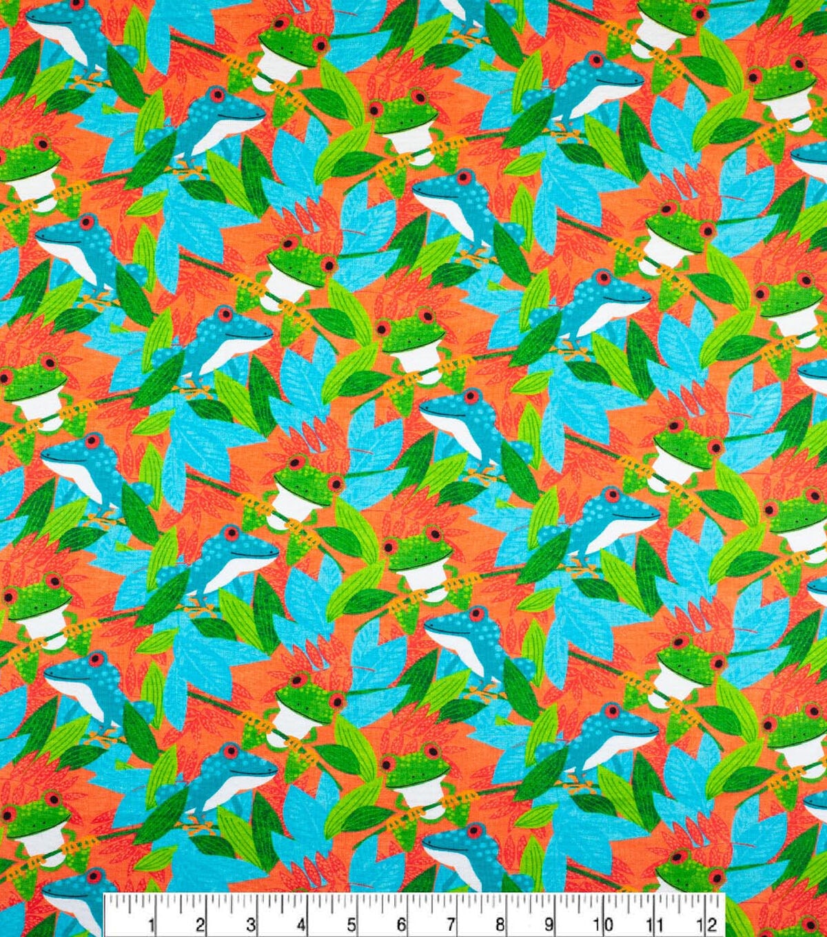 Tree Frogs Super Snuggle Flannel Fabric