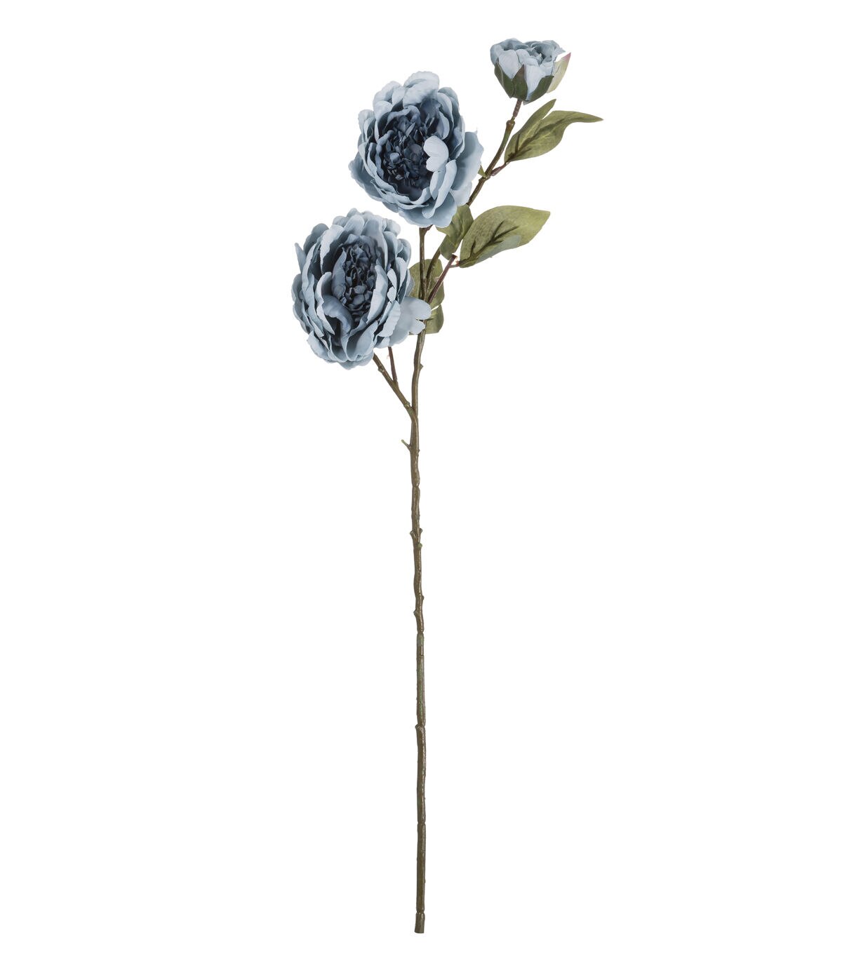 27 Denim Blue Peony Stem by Bloom Room