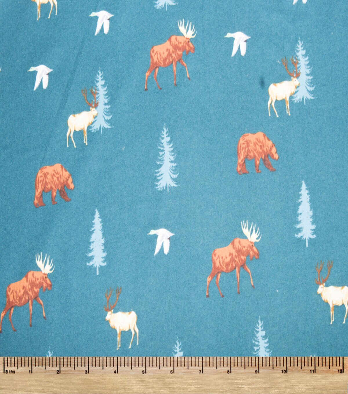 Super Snuggle Wilderness Animals Flannel Fabric