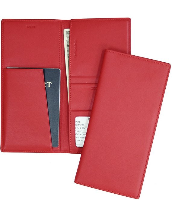 Leather RFID Blocking Passport Ticket Holder