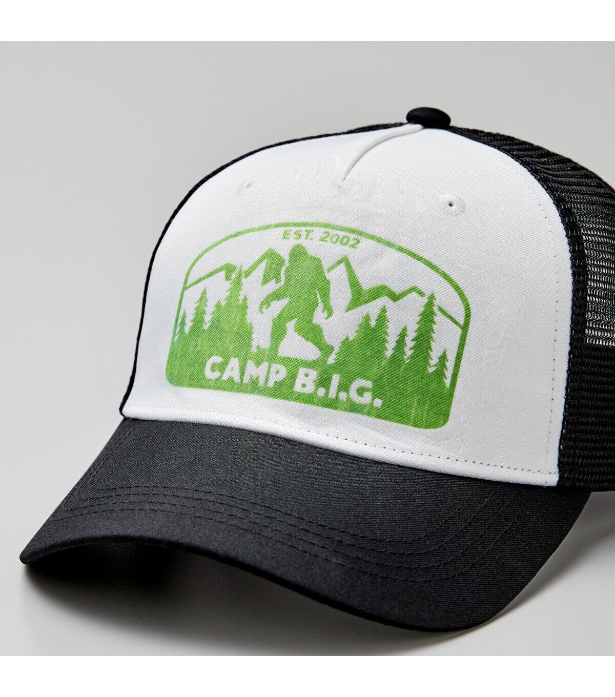 Cricut 3pk Black & White Polyester Trucker Hats With Mesh Back