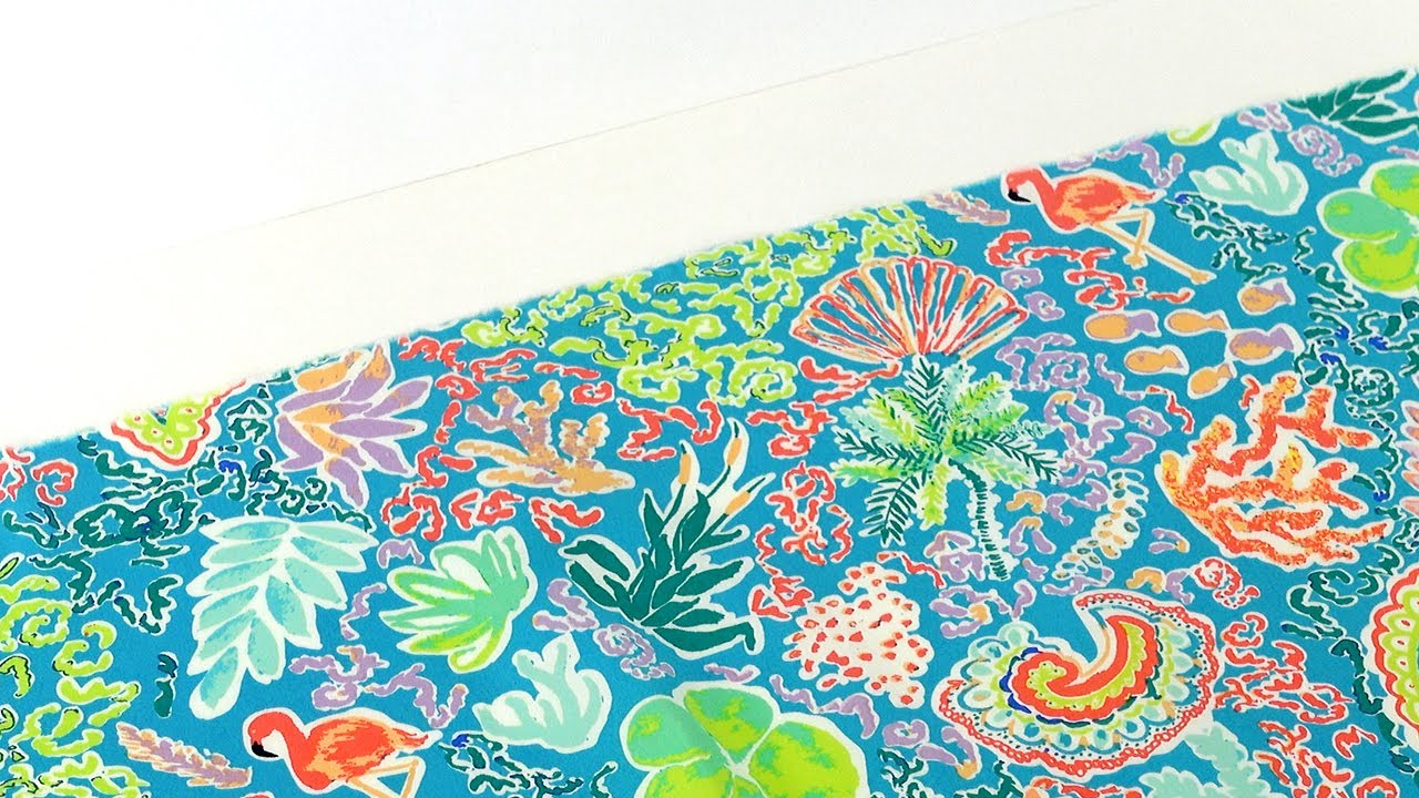 Art Gallery Fabrics Beach Treasures Luminescent West Palm Cotton Fabric