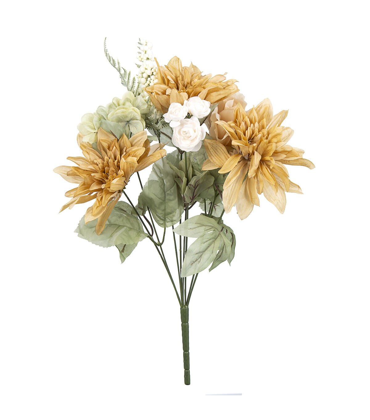 19 Yellow Dahlia & Rose Bush by Bloom Room