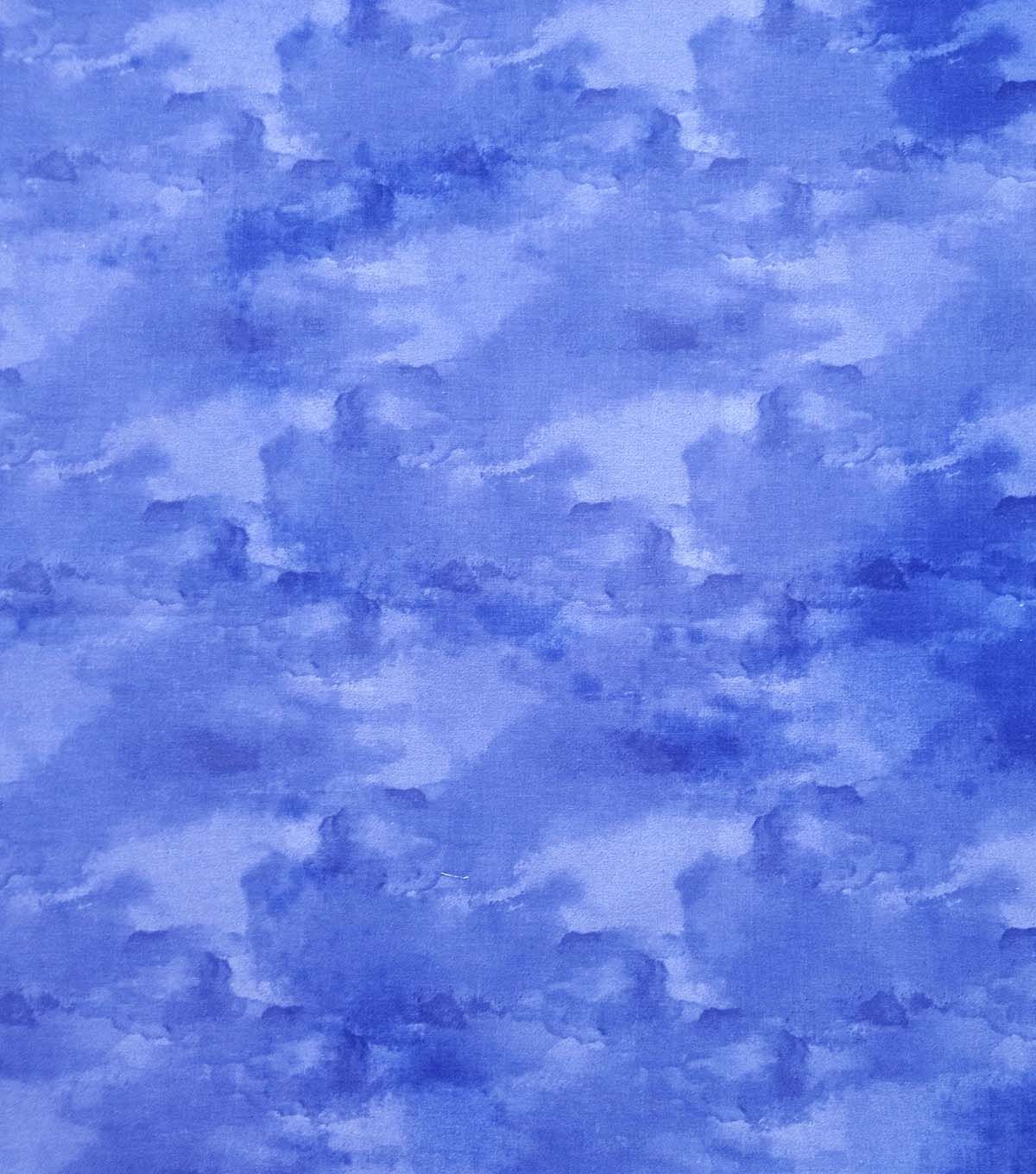 Dark Blue Watercolor Blender Cotton Fabric by Keepsake Calico