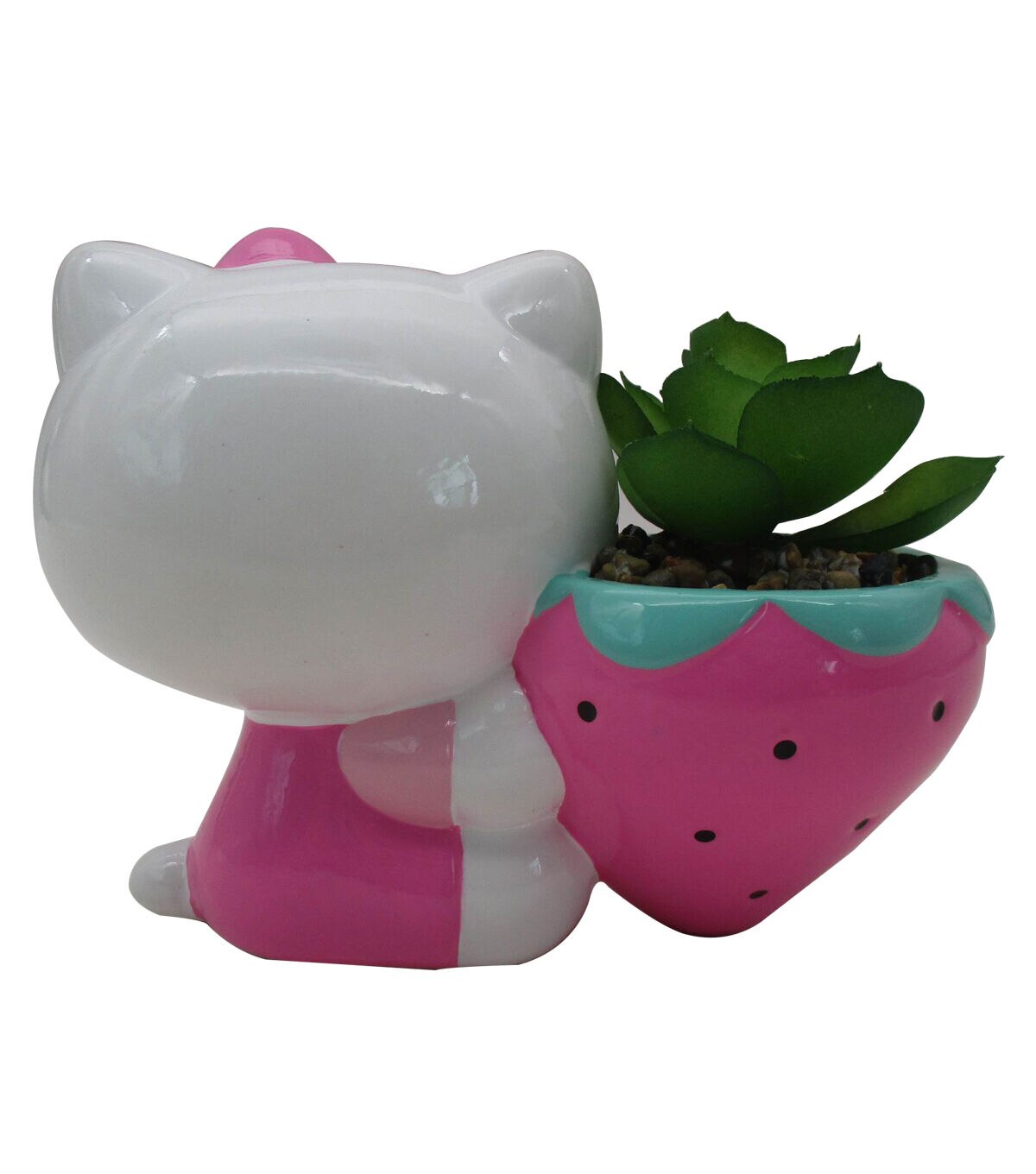 5 Hello Kitty Strawberry Mini Ceramic Planter