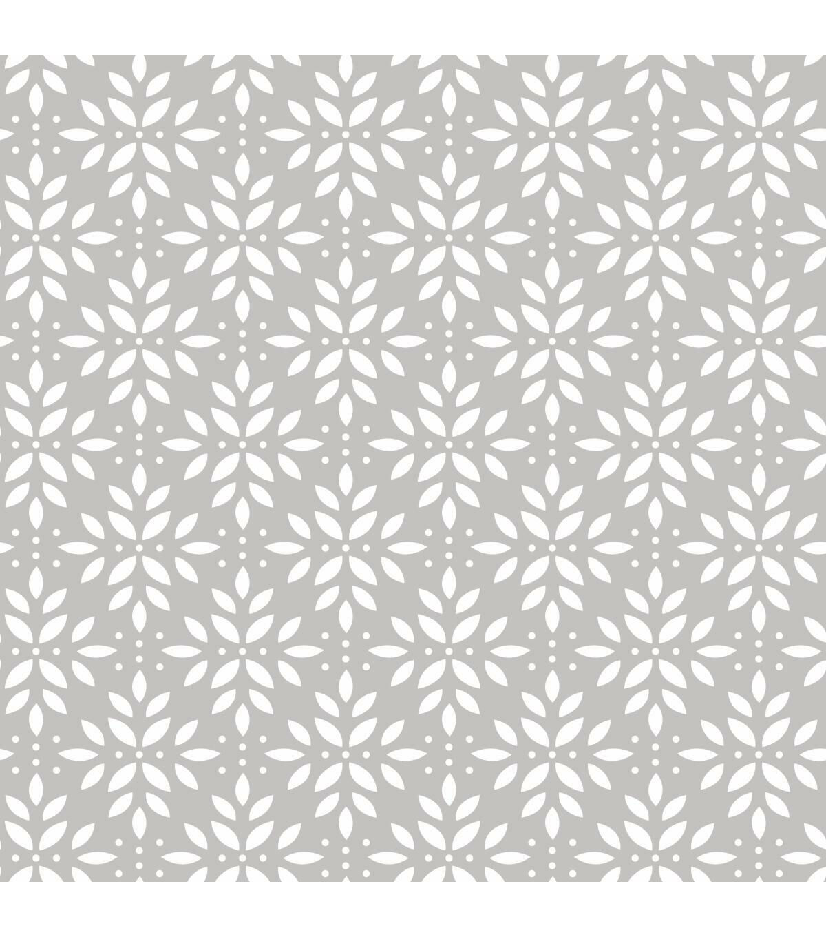 RoomMates 18 x 18' Gray Rose Lindo Agave Peel & Stick Wallpaper