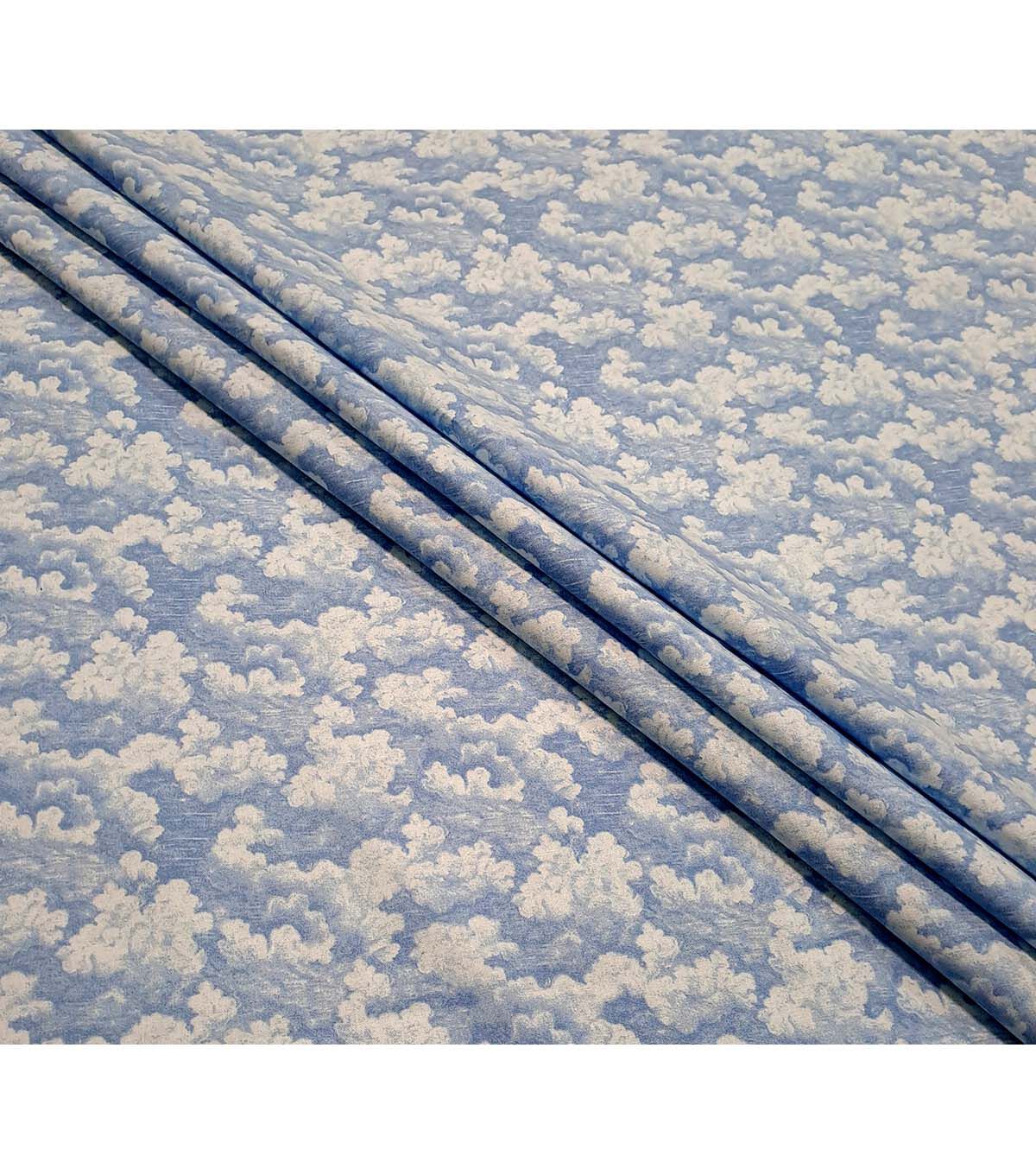 Blue Cloud Blender Cotton Fabric by Keepsake Calico