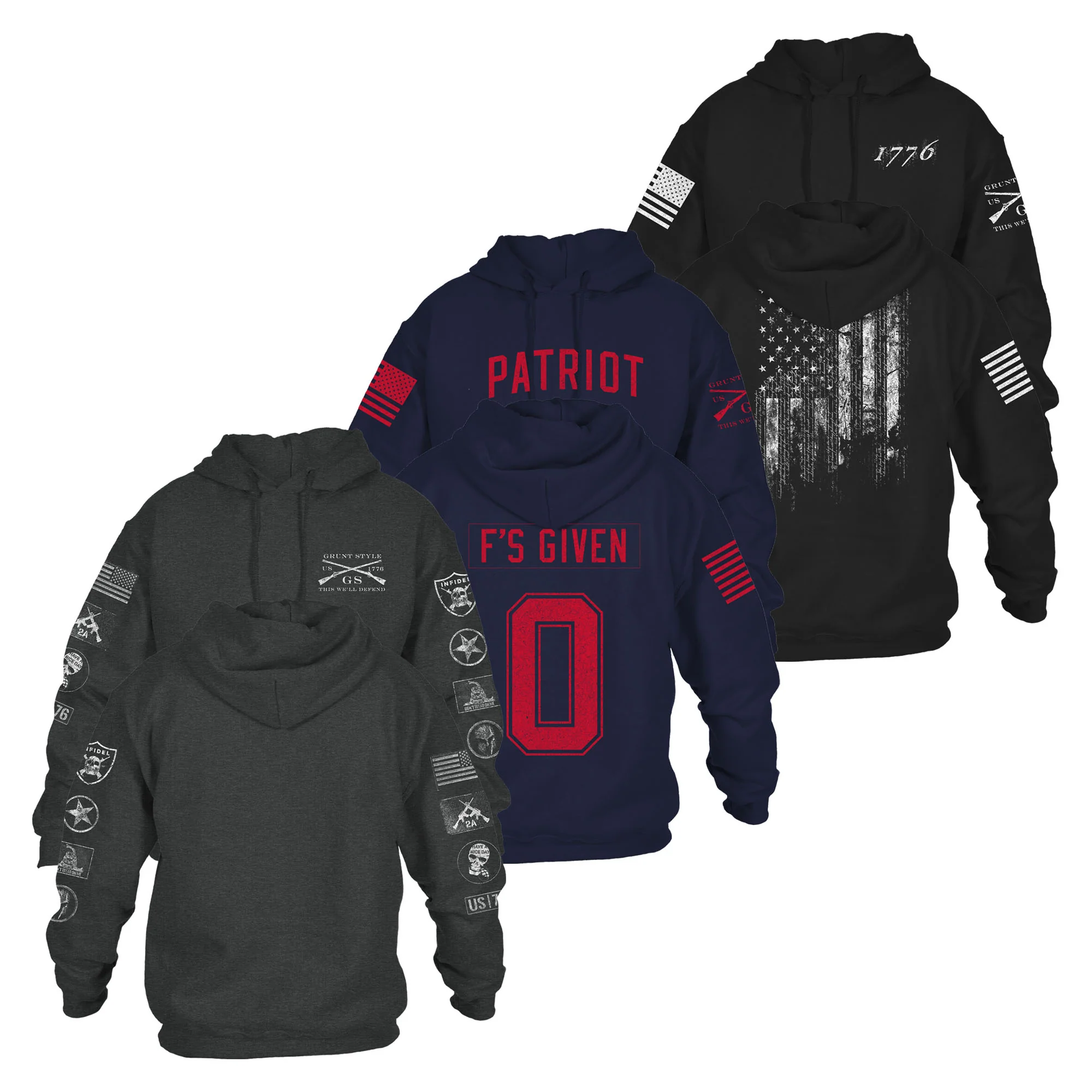 Born to Defend Hoodie - 3 Pack